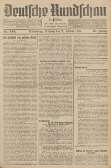 Deutsche Rundschau in Polen : früher Ostdeutsche Rundschau, Bromberger Tageblatt. Jg.56, Nr. 246 (26 Oktober 1932) + dod.