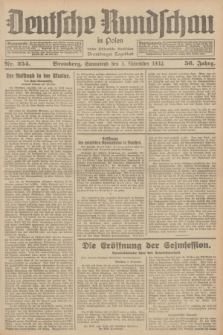 Deutsche Rundschau in Polen : früher Ostdeutsche Rundschau, Bromberger Tageblatt. Jg.56, Nr. 254 (5 November 1932) + dod.