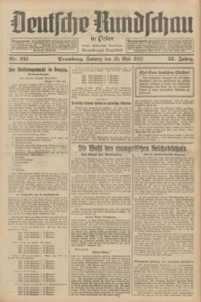 Deutsche Rundschau in Polen : früher Ostdeutsche Rundschau, Bromberger Tageblatt. Jg.57, Nr. 121 (28 Mai 1933) + dod.