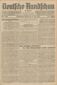 Deutsche Rundschau in Polen : früher Ostdeutsche Rundschau, Bromberger Tageblatt. Jg.57, Nr. 130 (9 Juni 1933) + dod.