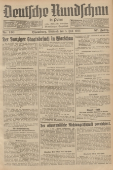 Deutsche Rundschau in Polen : früher Ostdeutsche Rundschau, Bromberger Tageblatt. Jg.57, Nr. 150 (5 Juli 1933) + dod.