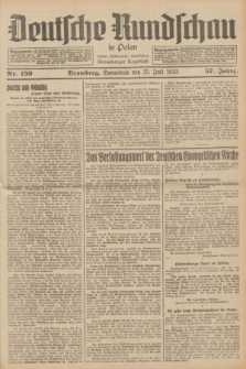 Deutsche Rundschau in Polen : früher Ostdeutsche Rundschau, Bromberger Tageblatt. Jg.57, Nr. 159 (15 Juli 1933) + dod.