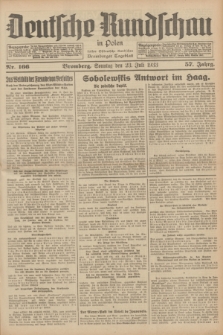 Deutsche Rundschau in Polen : früher Ostdeutsche Rundschau, Bromberger Tageblatt. Jg.57, Nr. 166 (23 Juli 1933) + dod.