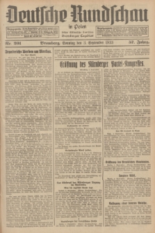 Deutsche Rundschau in Polen : früher Ostdeutsche Rundschau, Bromberger Tageblatt. Jg.57, Nr. 201 (3 September 1933) + dod.