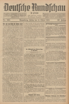 Deutsche Rundschau in Polen : früher Ostdeutsche Rundschau, Bromberger Tageblatt. Jg.57, Nr. 235 (13 Oktober 1933) + dod.