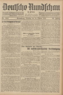 Deutsche Rundschau in Polen : früher Ostdeutsche Rundschau, Bromberger Tageblatt. Jg.57, Nr. 244 (24 Oktober 1933) + dod.