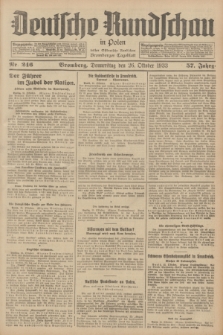 Deutsche Rundschau in Polen : früher Ostdeutsche Rundschau, Bromberger Tageblatt. Jg.57, Nr. 246 (26 Oktober 1933) + dod.