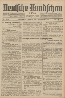 Deutsche Rundschau in Polen : früher Ostdeutsche Rundschau, Bromberger Tageblatt. Jg.57, Nr. 254 (5 November 1933) + dod.