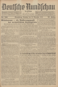 Deutsche Rundschau in Polen : früher Ostdeutsche Rundschau, Bromberger Tageblatt. Jg.57, Nr. 266 (19 November 1933) + dod.