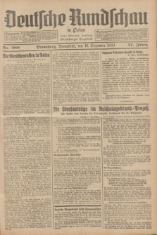 Deutsche Rundschau in Polen : früher Ostdeutsche Rundschau, Bromberger Tageblatt. Jg.57, Nr. 288 (16 Dezember 1933) + dod.
