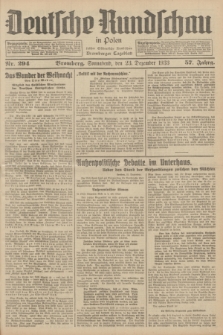 Deutsche Rundschau in Polen : früher Ostdeutsche Rundschau, Bromberger Tageblatt. Jg.57, Nr. 294 (23 Dezember 1933) + dod.