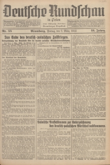 Deutsche Rundschau in Polen : früher Ostdeutsche Rundschau, Bromberger Tageblatt. Jg.58, Nr. 55 (9 März 1934) + dod.
