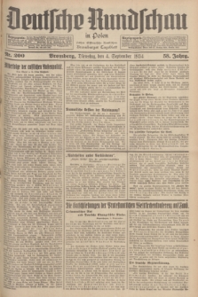 Deutsche Rundschau in Polen : früher Ostdeutsche Rundschau, Bromberger Tageblatt. Jg.58, Nr. 200 (4 September 1934) + dod.