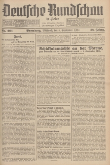 Deutsche Rundschau in Polen : früher Ostdeutsche Rundschau, Bromberger Tageblatt. Jg.58, Nr. 201 (5 September 1934) + dod.