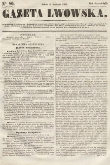 Gazeta Lwowska. 1853, nr 80
