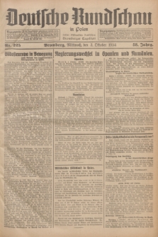 Deutsche Rundschau in Polen : früher Ostdeutsche Rundschau, Bromberger Tageblatt. Jg.58, Nr. 225 (3 Oktober 1934) + dod.