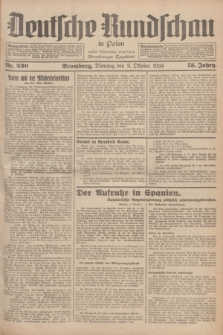 Deutsche Rundschau in Polen : früher Ostdeutsche Rundschau, Bromberger Tageblatt. Jg.58, Nr. 230 (9 Oktober 1934) + dod.