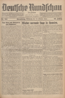 Deutsche Rundschau in Polen : früher Ostdeutsche Rundschau, Bromberger Tageblatt. Jg.58, Nr. 231 (10 Oktober 1934) + dod.