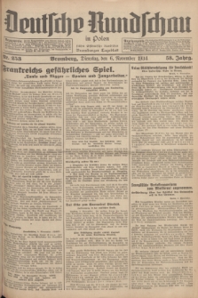 Deutsche Rundschau in Polen : früher Ostdeutsche Rundschau, Bromberger Tageblatt. Jg.58, Nr. 253 (6 November 1934) + dod.