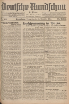 Deutsche Rundschau in Polen : früher Ostdeutsche Rundschau, Bromberger Tageblatt. Jg.58, Nr. 255 (8 November 1934) + dod.