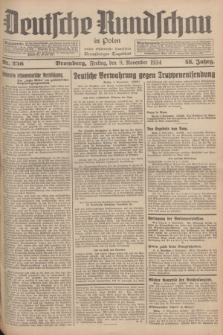 Deutsche Rundschau in Polen : früher Ostdeutsche Rundschau, Bromberger Tageblatt. Jg.58, Nr. 256 (9 November 1934) + dod.