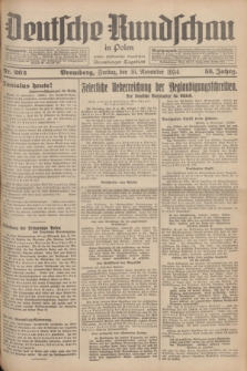 Deutsche Rundschau in Polen : früher Ostdeutsche Rundschau, Bromberger Tageblatt. Jg.58, Nr. 262 (16 November 1934) + dod.