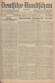 Deutsche Rundschau in Polen : früher Ostdeutsche Rundschau, Bromberger Tageblatt. Jg.58, Nr. 268 (23 November 1934) + dod.