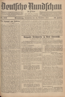 Deutsche Rundschau in Polen : früher Ostdeutsche Rundschau, Bromberger Tageblatt. Jg.58, Nr. 269 (24 November 1934) + dod.