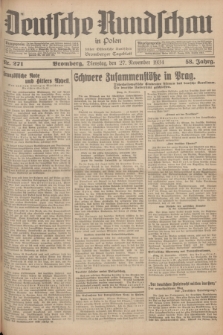 Deutsche Rundschau in Polen : früher Ostdeutsche Rundschau, Bromberger Tageblatt. Jg.58, Nr. 271 (27 November 1934) + dod.