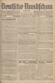 Deutsche Rundschau in Polen : früher Ostdeutsche Rundschau, Bromberger Tageblatt. Jg.58, Nr. 277 (4 Dezember 1934) + dod.