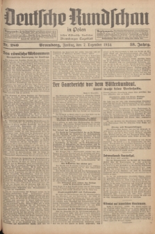 Deutsche Rundschau in Polen : früher Ostdeutsche Rundschau, Bromberger Tageblatt. Jg.58, Nr. 280 (7 Dezember 1934) + dod.