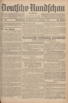 Deutsche Rundschau in Polen : früher Ostdeutsche Rundschau, Bromberger Tageblatt. Jg.58, Nr. 281 (8 Dezember 1934) + dod.