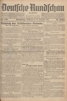 Deutsche Rundschau in Polen : früher Ostdeutsche Rundschau, Bromberger Tageblatt. Jg.58, Nr. 283 (12 Dezember 1934) + dod.