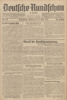 Deutsche Rundschau in Polen : früher Ostdeutsche Rundschau, Bromberger Tageblatt. Jg.59, Nr. 90 (17 April 1935) + dod.
