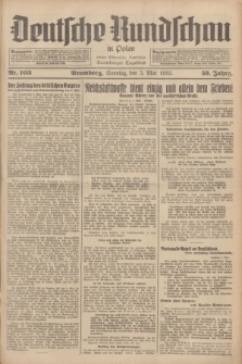 Deutsche Rundschau in Polen : früher Ostdeutsche Rundschau, Bromberger Tageblatt. Jg.59, Nr. 103 (5 Mai 1935) + dod.