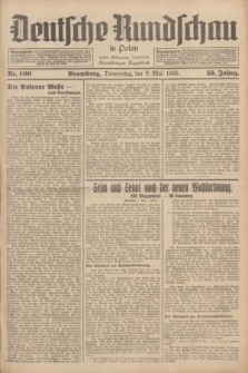 Deutsche Rundschau in Polen : früher Ostdeutsche Rundschau, Bromberger Tageblatt. Jg.59, Nr. 106 (9 Mai 1935) + dod.