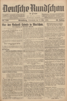 Deutsche Rundschau in Polen : früher Ostdeutsche Rundschau, Bromberger Tageblatt. Jg.59, Nr. 108 (11 Mai 1935) + dod.