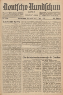 Deutsche Rundschau in Polen : früher Ostdeutsche Rundschau, Bromberger Tageblatt. Jg.59, Nr. 128 (5 Juni 1935) + dod.