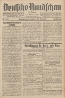 Deutsche Rundschau in Polen : früher Ostdeutsche Rundschau, Bromberger Tageblatt. Jg.59, Nr. 159 (14 Juli 1935) + dod.
