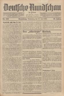 Deutsche Rundschau in Polen : früher Ostdeutsche Rundschau, Bromberger Tageblatt. Jg.59, Nr. 162 (18 Juli 1935) + dod.