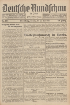 Deutsche Rundschau in Polen : früher Ostdeutsche Rundschau, Bromberger Tageblatt. Jg.59, Nr. 165 (21 Juli 1935) + dod.