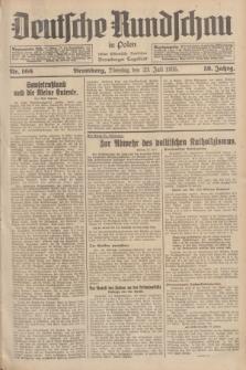 Deutsche Rundschau in Polen : früher Ostdeutsche Rundschau, Bromberger Tageblatt. Jg.59, Nr. 166 (23 Juli 1935) + dod.