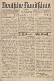 Deutsche Rundschau in Polen : früher Ostdeutsche Rundschau, Bromberger Tageblatt. Jg.59, Nr. 234 (11 Oktober 1935) + dod.