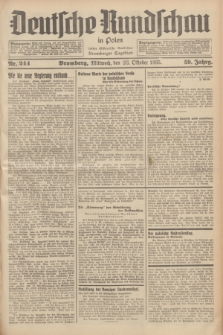 Deutsche Rundschau in Polen : früher Ostdeutsche Rundschau, Bromberger Tageblatt. Jg.59, Nr. 244 (23 Oktober 1935) + dod.