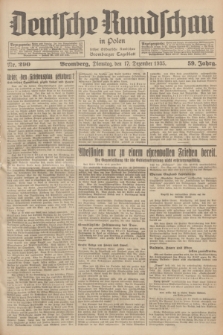 Deutsche Rundschau in Polen : früher Ostdeutsche Rundschau, Bromberger Tageblatt. Jg.59, Nr. 290 (17 Dezember 1935) + dod.