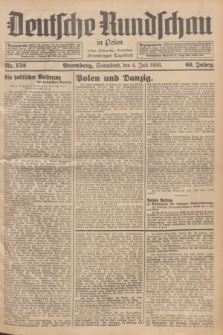Deutsche Rundschau in Polen : früher Ostdeutsche Rundschau, Bromberger Tageblatt. Jg.60, Nr. 152 (4 Juli 1936) + dod.