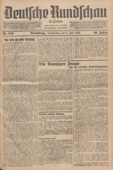 Deutsche Rundschau in Polen : früher Ostdeutsche Rundschau, Bromberger Tageblatt. Jg.60, Nr. 156 (9 Juli 1936) + dod.