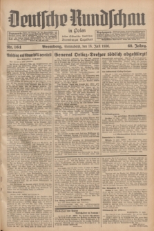 Deutsche Rundschau in Polen : früher Ostdeutsche Rundschau, Bromberger Tageblatt. Jg.60, Nr. 164 (18 Juli 1936) + dod.