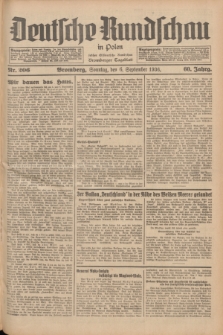 Deutsche Rundschau in Polen : früher Ostdeutsche Rundschau, Bromberger Tageblatt. Jg.60, Nr. 206 (6 September 1936) + dod.
