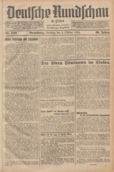 Deutsche Rundschau in Polen : früher Ostdeutsche Rundschau, Bromberger Tageblatt. Jg.60, Nr. 230 (4 Oktober 1936) + dod.